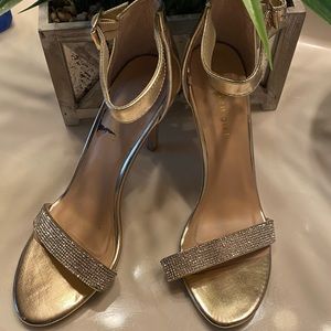 Madden Girl Gold Heels 9